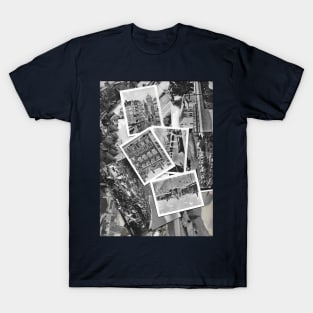 Old black and white postcards - 2 T-Shirt
